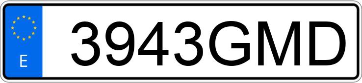 Numer rejestracyjny 3943GMD posiada VOLKSWAGEN TOURAN Numer rejestracyjny 3943GMD posiada VOLKSWAGEN TOURAN