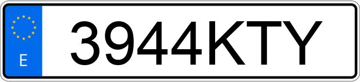 Numer rejestracyjny 3944KTY posiada OPEL CROSSLAND X