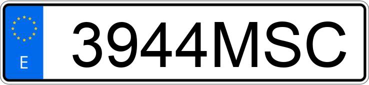 Numer rejestracyjny 3944MSC posiada AUDI Q7 Numer rejestracyjny 3944MSC posiada AUDI Q7