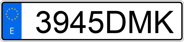 Numer rejestracyjny 3945DMK posiada MERCEDES C 220 (202)