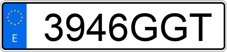 Numer rejestracyjny 3946GGT posiada FORD MONDEO