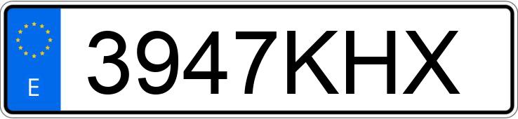 Numer rejestracyjny 3947KHX posiada VOLKSWAGEN POLO