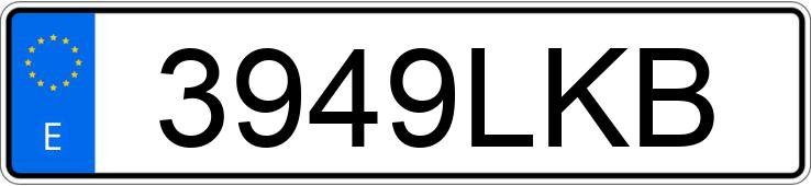 Numer rejestracyjny 3949LKB posiada RENAULT TRAFIC Numer rejestracyjny 3949LKB posiada RENAULT TRAFIC