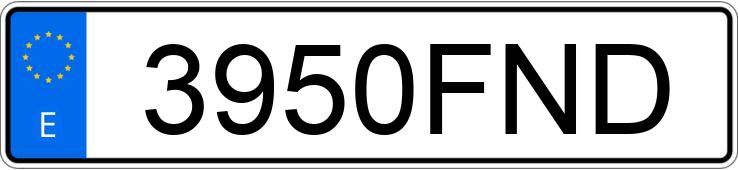 Numer rejestracyjny 3950FND posiada VOLKSWAGEN TOUAREG