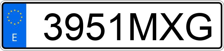 Numer rejestracyjny 3951MXG posiada CUPRA LEON