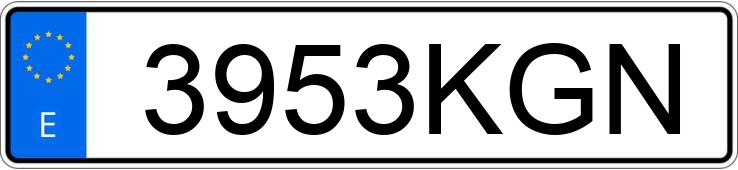 Numer rejestracyjny 3953KGN posiada RENAULT CLIO