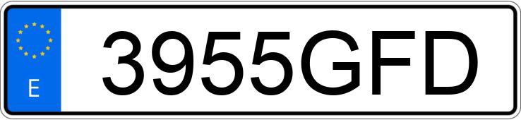 Numer rejestracyjny 3955GFD posiada AUDI S5