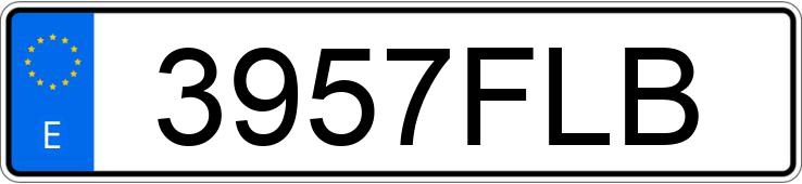 Numer rejestracyjny 3957FLB posiada CITROEN C4