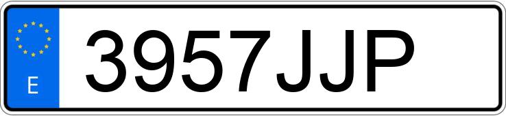 Numer rejestracyjny 3957JJP posiada JAGUAR XF