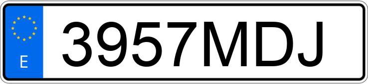 Numer rejestracyjny 3957MDJ posiada SEAT ATECA