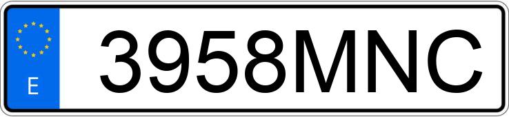 Numer rejestracyjny 3958MNC posiada PEUGEOT 208