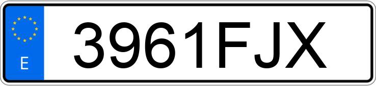 Numer rejestracyjny 3961FJX posiada RENAULT GRAND SCENIC
