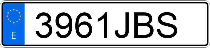 Numer rejestracyjny 3961JBS posiada AUDI A3 SPORTBACK Numer rejestracyjny 3961JBS posiada AUDI A3 SPORTBACK