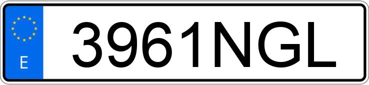 Numer rejestracyjny 3961NGL posiada RENAULT CLIO