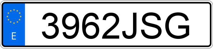 Numer rejestracyjny 3962JSG posiada KIA SPORTAGE