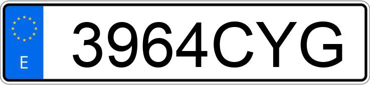 Numer rejestracyjny 3964CYG posiada CITROEN JUMPY Numer rejestracyjny 3964CYG posiada CITROEN JUMPY