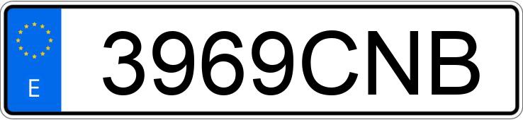 Numer rejestracyjny 3969CNB posiada BMW SERIE 3