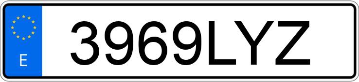 Numer rejestracyjny 3969LYZ posiada SEAT ATECA Numer rejestracyjny 3969LYZ posiada SEAT ATECA