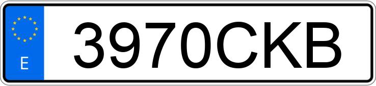 Numer rejestracyjny 3970CKB posiada CITROEN JUMPER