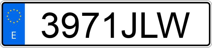 Numer rejestracyjny 3971JLW posiada CITROEN C3 PICASSO