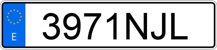 Numer rejestracyjny 3971NJL posiada DACIA SANDERO