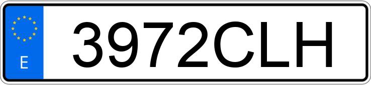 Numer rejestracyjny 3972CLH posiada BMW SERIE 3