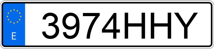 Numer rejestracyjny 3974HHY posiada VOLKSWAGEN GOLF Numer rejestracyjny 3974HHY posiada VOLKSWAGEN GOLF