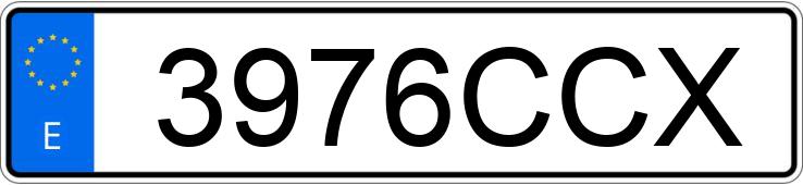 Numer rejestracyjny 3976CCX posiada PEUGEOT 406