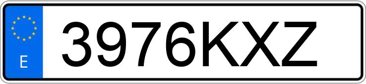 Numer rejestracyjny 3976KXZ posiada PEUGEOT EXPERT Numer rejestracyjny 3976KXZ posiada PEUGEOT EXPERT