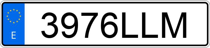 Numer rejestracyjny 3976LLM posiada SEAT IBIZA