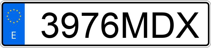 Numer rejestracyjny 3976MDX posiada BMW SERIE 5