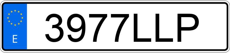 Numer rejestracyjny 3977LLP posiada DACIA DUSTER