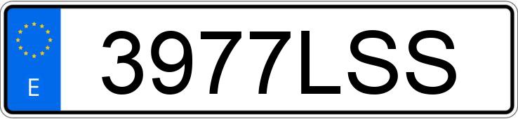 Numer rejestracyjny 3977LSS posiada BMW SERIE 1