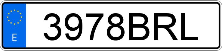 Numer rejestracyjny 3978BRL posiada MITSUBISHI L 200