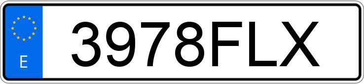 Numer rejestracyjny 3978FLX posiada SEAT IBIZA Numer rejestracyjny 3978FLX posiada SEAT IBIZA