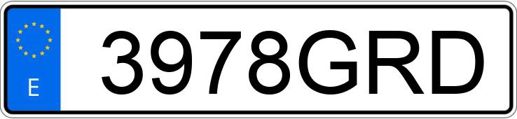 Numer rejestracyjny 3978GRD posiada SEAT IBIZA