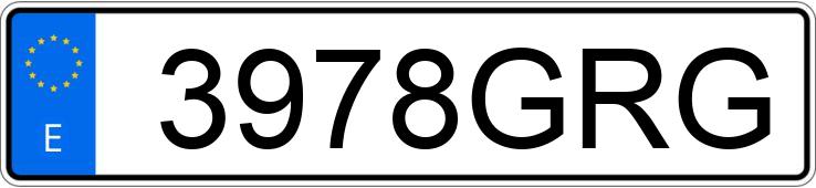 Numer rejestracyjny 3978GRG posiada OPEL CORSA