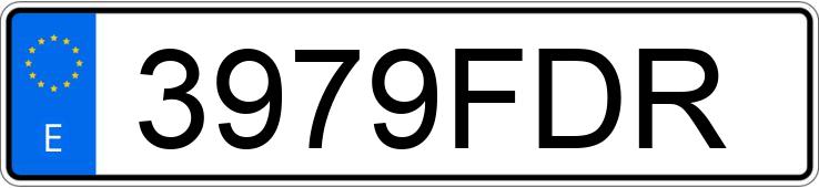 Numer rejestracyjny 3979FDR posiada CITROEN C4