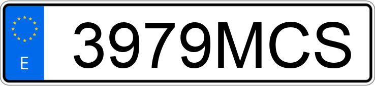 Numer rejestracyjny 3979MCS posiada MAZDA MAZDA2