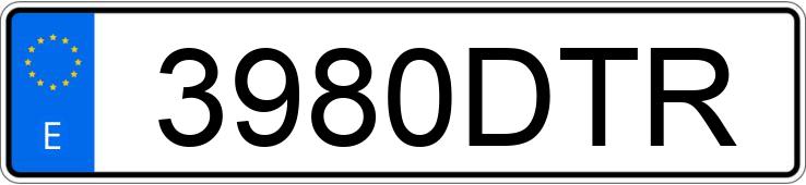 Numer rejestracyjny 3980DTR posiada MERCEDES CLS (219)