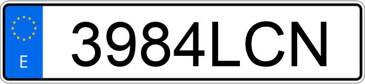 Numer rejestracyjny 3984LCN posiada TOYOTA C-HR Numer rejestracyjny 3984LCN posiada TOYOTA C-HR