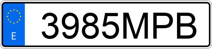 Numer rejestracyjny 3985MPB posiada SEAT IBIZA Numer rejestracyjny 3985MPB posiada SEAT IBIZA