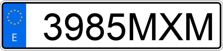 Numer rejestracyjny 3985MXM posiada BMW X1