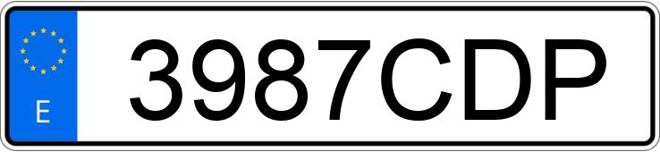 Numer rejestracyjny 3987CDP posiada CITROEN BERLINGO Numer rejestracyjny 3987CDP posiada CITROEN BERLINGO