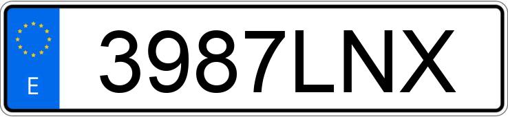 Numer rejestracyjny 3987LNX posiada DACIA SANDERO