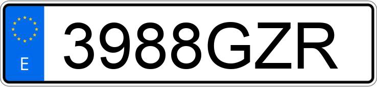 Numer rejestracyjny 3988GZR posiada YAMAHA XP 500 Numer rejestracyjny 3988GZR posiada YAMAHA XP 500