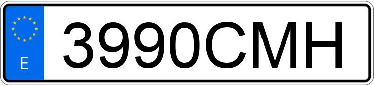 Numer rejestracyjny 3990CMH posiada BMW SERIE 3