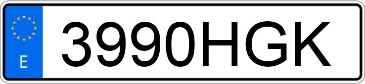 Numer rejestracyjny 3990HGK posiada RENAULT CLIO