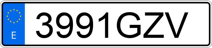 Numer rejestracyjny 3991GZV posiada RENAULT GRAND KANGOO