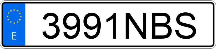 Numer rejestracyjny 3991NBS posiada KIA EV6